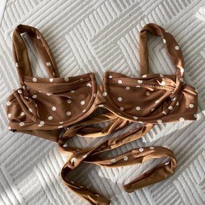 L*space Polka Dot Bra Top Bikini